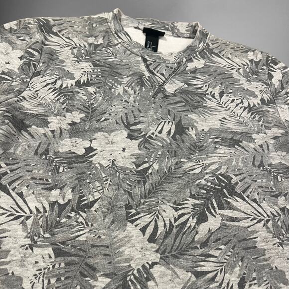 Y2K H&M Hunting Sweatshirt Small Damask Camouflage Crewneck Thin Style Jumper - Picture 5 of 12